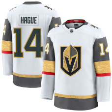 Vegas Golden Knights #14 Nicolas Hague Away Premium White Jersey