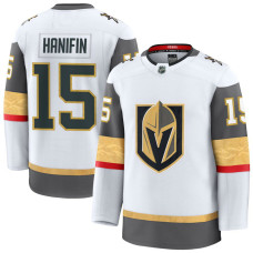 Vegas Golden Knights #15 Noah Hanifin Away Premium White Jersey