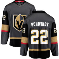Youth Vegas Golden Knights #22 Cole Schwindt Alternate Breakaway Gray Jersey