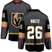 Vegas Golden Knights #26 Alexander Holtz Alternate Breakaway Gray Jersey Vegas Golden Knights #26 Alexander Holtz Alternate Breakaway Gray Jersey