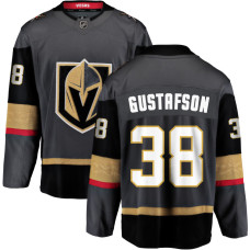 Vegas Golden Knights #38 Jordan Gustafson Alternate Breakaway Gray Jersey