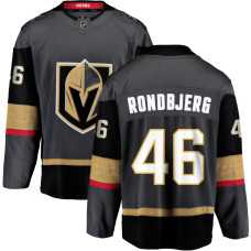 Vegas Golden Knights #46 Jonas Rondbjerg Alternate Breakaway Gray Jersey