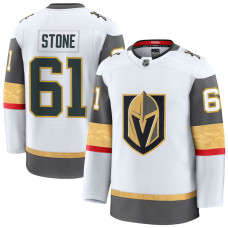 Vegas Golden Knights #61 Mark Stone Away Premium White Jersey