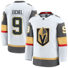 Vegas Golden Knights #9 Jack Eichel Away Premium White Jersey