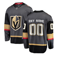 Vegas Golden Knights CUSTOM Alternate Breakaway Gray Jersey Vegas Golden Knights CUSTOM Alternate Breakaway Gray Jersey