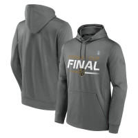 Vegas Golden Knights 2023 Stanley Cup Final Authentic Pro Pullover Gray Hoodie
