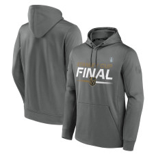 Vegas Golden Knights 2023 Stanley Cup Final Authentic Pro Pullover Gray Hoodie
