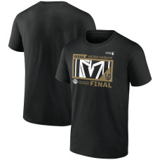 Vegas Golden Knights Fanatics Branded 2023 Stanley Cup Playoffs Western Conference Final Black T-Shirt