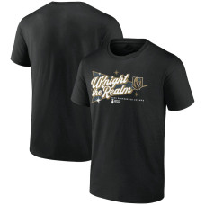 Vegas Golden Knights 2023 Western Conference Champions Home Ice Black T-Shirt
