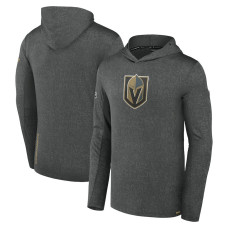 Vegas Golden Knights Authentic Pro Lightweight Pullover Gray Hoodie Vegas Golden Knights Authentic Pro Lightweight Pullover Gray Hoodie