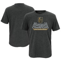 Vegas Golden Knights Preschool 2023 Western Conference Champions Locker Room T-Shirt - Heather Charcoal