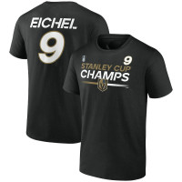 Jack Eichel Vegas Golden Knights 2023 Stanley Cup Champions Authentic Pro CUSTOM Black T-Shirt Jack Eichel Vegas Golden Knights 2023 Stanley Cup Champions Authentic Pro CUSTOM Black T-Shirt