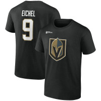 Jack Eichel Vegas Golden Knights 2023 Stanley Cup Champions Authentic Stack Player CUSTOM Black T-Shirt