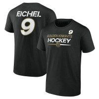 Jack Eichel Vegas Golden Knights Authentic Pro Prime CUSTOM Black T-Shirt