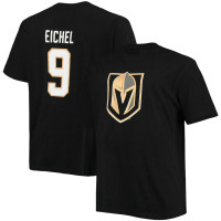 Jack Eichel Vegas Golden Knights Big & Tall CUSTOM Black T-Shirt
