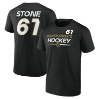 Mark Stone Vegas Golden Knights Authentic Pro Prime CUSTOM Black T-Shirt