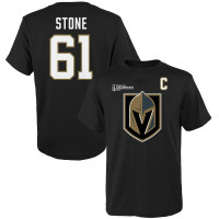 Mark Stone Vegas Golden Knights Youth 2023 Stanley Cup Champions CUSTOM Black T-Shirt