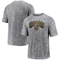 Men's Gray Vegas Golden Knights Blow the Whistle Space Dye Raglan T-Shirt Men's Gray Vegas Golden Knights Blow the Whistle Space Dye Raglan T-Shirt