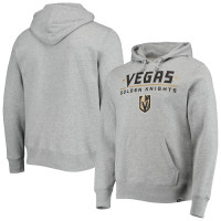 Vegas Golden Knights '47 Pregame Headline Heathered Gray Pullover Hoodie