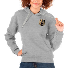 Vegas Golden Knights Antigua Women's Victory Heather Gray Pullover Hoodie