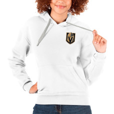 Vegas Golden Knights Antigua Women's Victory White Pullover Hoodie