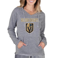 Vegas Golden Knights Concepts Sport Women's Mainstream Terry Tri-Blend Long Sleeve Hooded Top - Gray Vegas Golden Knights Concepts Sport Women's Mainstream Terry Tri-Blend Long Sleeve Hooded Top - Gray