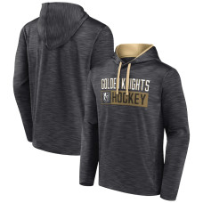 Vegas Golden Knights Close Shave Heather Charcoal Pullover Hoodie