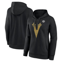 Vegas Golden Knights Women's 2024 Winter Classic Primary Logo Fleece Black Pullover Hoodie