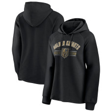 Vegas Golden Knights Women's Perfect Play Raglan Black Pullover Hoodie