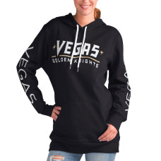 Vegas Golden Knights G-III 4Her by Carl Banks Women's Overtime Black Pullover Hoodie Vegas Golden Knights G-III 4Her by Carl Banks Women's Overtime Black Pullover Hoodie