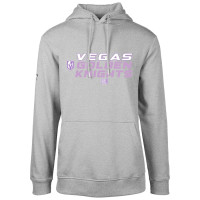 Vegas Golden Knights Levelwear Hockey Fights Cancer Podium Chase Pullover Gray Hoodie