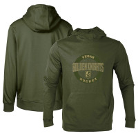 Vegas Golden Knights Levelwear Thrive Tri-Blend Olive Pullover Hoodie