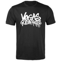 Vegas Golden Knights Levelwear Youth Little Richmond Graffiti Black T-Shirt