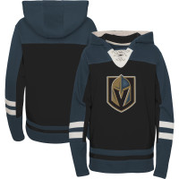 Vegas Golden Knights Youth Ageless Revisited Home Lace-Up Black Pullover Hoodie