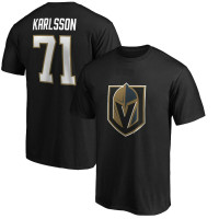 William Karlsson Vegas Golden Knights Authentic Stack Player CUSTOM Black T-Shirt William Karlsson Vegas Golden Knights Authentic Stack Player CUSTOM Black T-Shirt