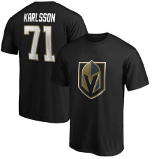 William Karlsson Vegas Golden Knights Authentic Stack Player CUSTOM Black T-Shirt
