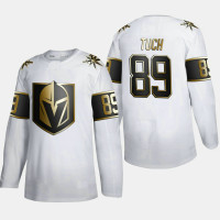 Men's Vegas Golden Knights Alex Tuch #89 Golden Edition White Authentic Jersey