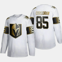 Vegas Golden Knights Connor Corcoran #85 Golden Edition Authentic White Jersey