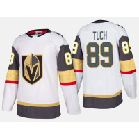 Vegas Golden Knights #89 Alex Tuch Road Authentic Player White Jersey