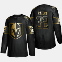 Men's Vegas Golden Knights Jiri Patera #32 Golden Edition Black Authentic Jersey