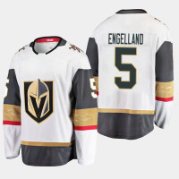 Vegas Golden Knights Deryk Engelland Breakaway Player White Away Jersey