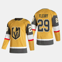 Vegas Golden Knights Marc-Andre Fleury #29 2020-21 Alternate Authentic Player Gold Jersey