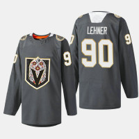 Vegas Golden Knights Robin Lehner #90 Latino Heritage Night Black Jersey