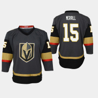Toddler Vegas Golden Knights Jon Merrill #15 Gray 2018-19 Replica Player Home Jersey