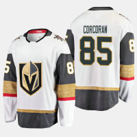 Men's Vegas Golden Knights Connor Corcoran #85 Away Breakaway Player White Jersey