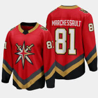 Men's Vegas Golden Knights Jonathan Marchessault #81 Reverse Retro 2020-21 Breakaway Player Red Jersey