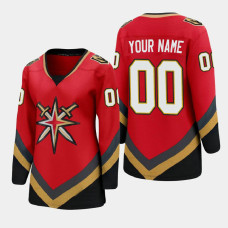 Women Vegas Golden Knights Custom #00 2021 Special Edition Red Jersey Women Vegas Golden Knights Custom #00 2021 Special Edition Red Jersey