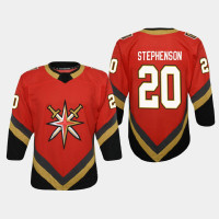 Youth Vegas Golden Knights Chandler Stephenson #20 Reverse Retro Replica 2020-21 Red Jersey