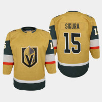 Youth Vegas Golden Knights Dylan Sikura #15 Alternate 2021 Jersey Gold