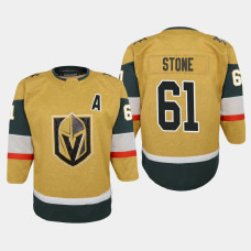 Youth Vegas Golden Knights Mark Stone #61 Alternate Premier 2020-21 Jersey Gold